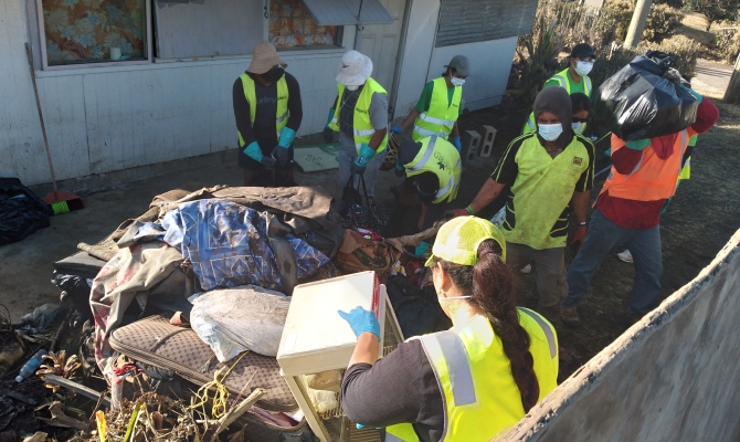 Pacific disaster waste