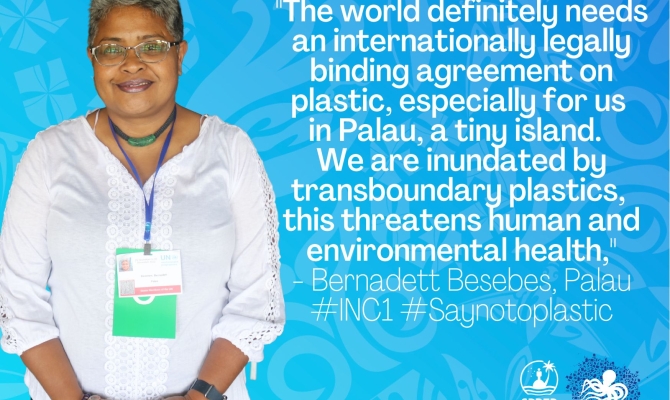 Bernadette Besebes of Palau 