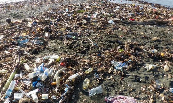 Marine debris in the Pacific