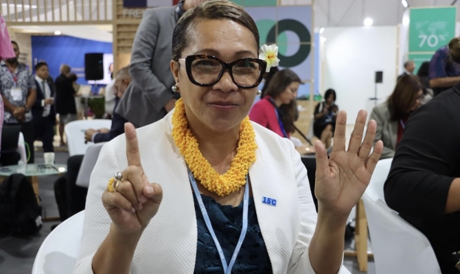 Hon. Mona Ainu'u.