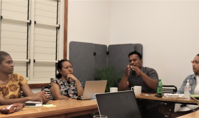 The PCCC training in Fiji 