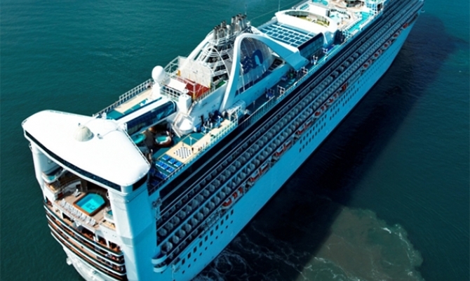 Cruise ship at Apia Harbour