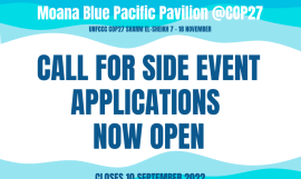 Moana Blue Pacific call for side events