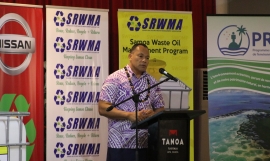 SPREP Director General, Kosi Latu.