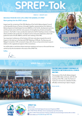 SPREP-Tok Issue 57 August 2019