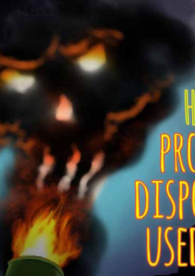 How to properly dispose of used oils postcard