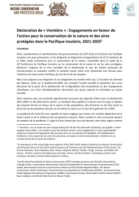 Déclaration de « Vemööre »