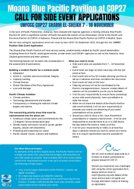 Moana blue pacific pavilion