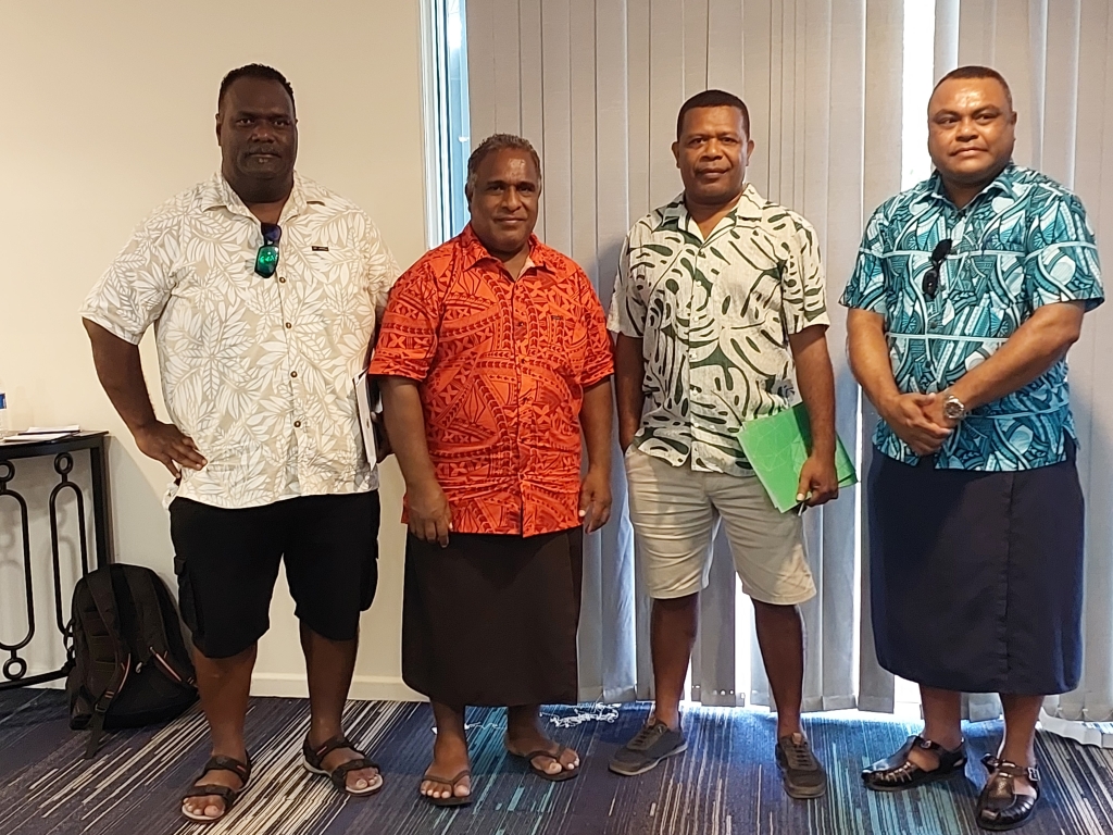 Solomon Islands and PACRES officials at the launch