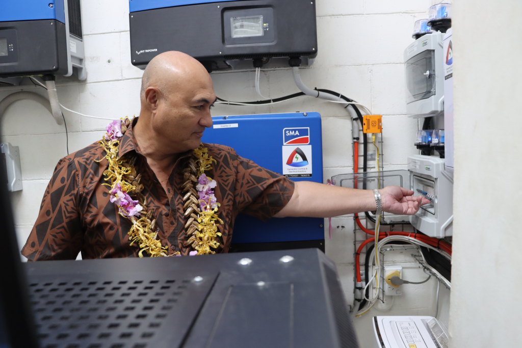 Acting PM Tuala Iosefo Ponifasio