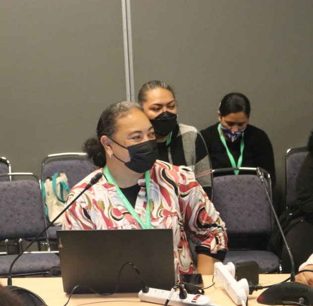 The Tongan delegation